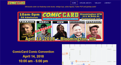 Desktop Screenshot of comiccard.net